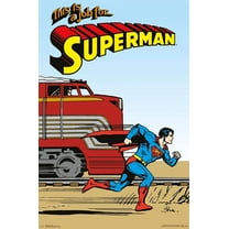 DC Comics - Superman - Vintage Wall Poster, 22.375" x 34"