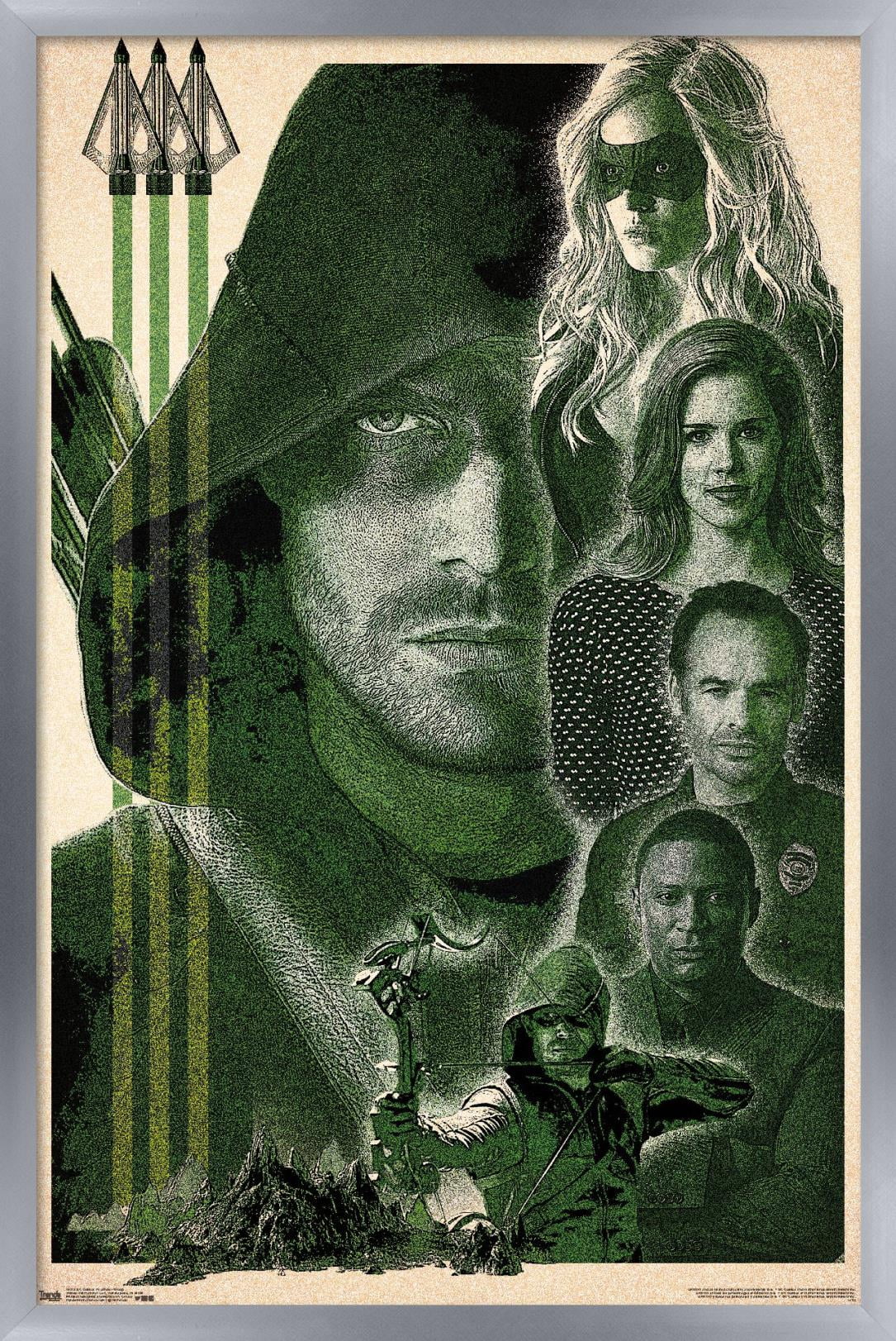 DC Comics TV - Arrow - Group Wall Poster, 14.725" x 22.375", Framed
