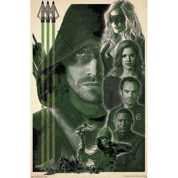 DC Comics TV - Arrow - Group Wall Poster, 14.725" x 22.375"