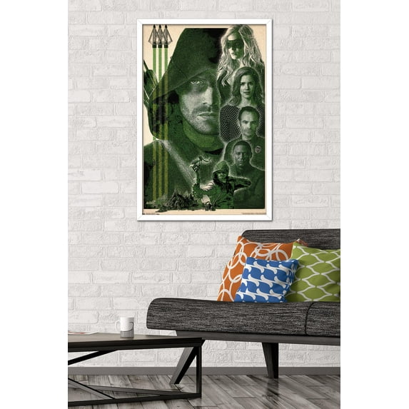 DC Comics TV - Arrow - Group Wall Poster, 22.375" x 34", Framed