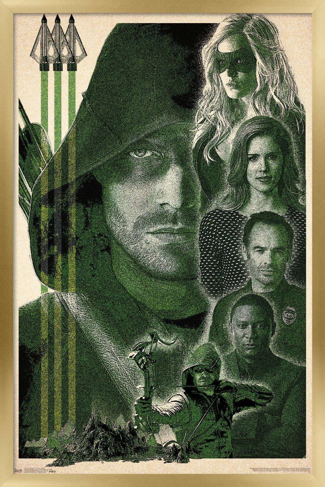 DC Comics TV - Arrow - Group Wall Poster, 22.375" x 34", Framed