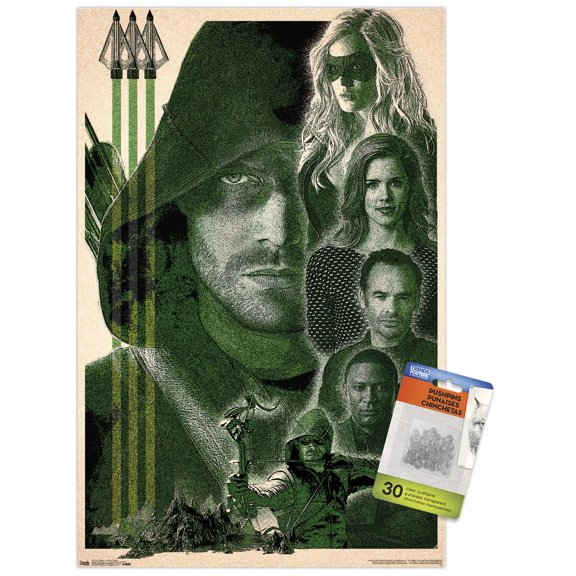 DC Comics TV - Arrow - Group Wall Poster with Pushpins, 14.725" x 22.375"