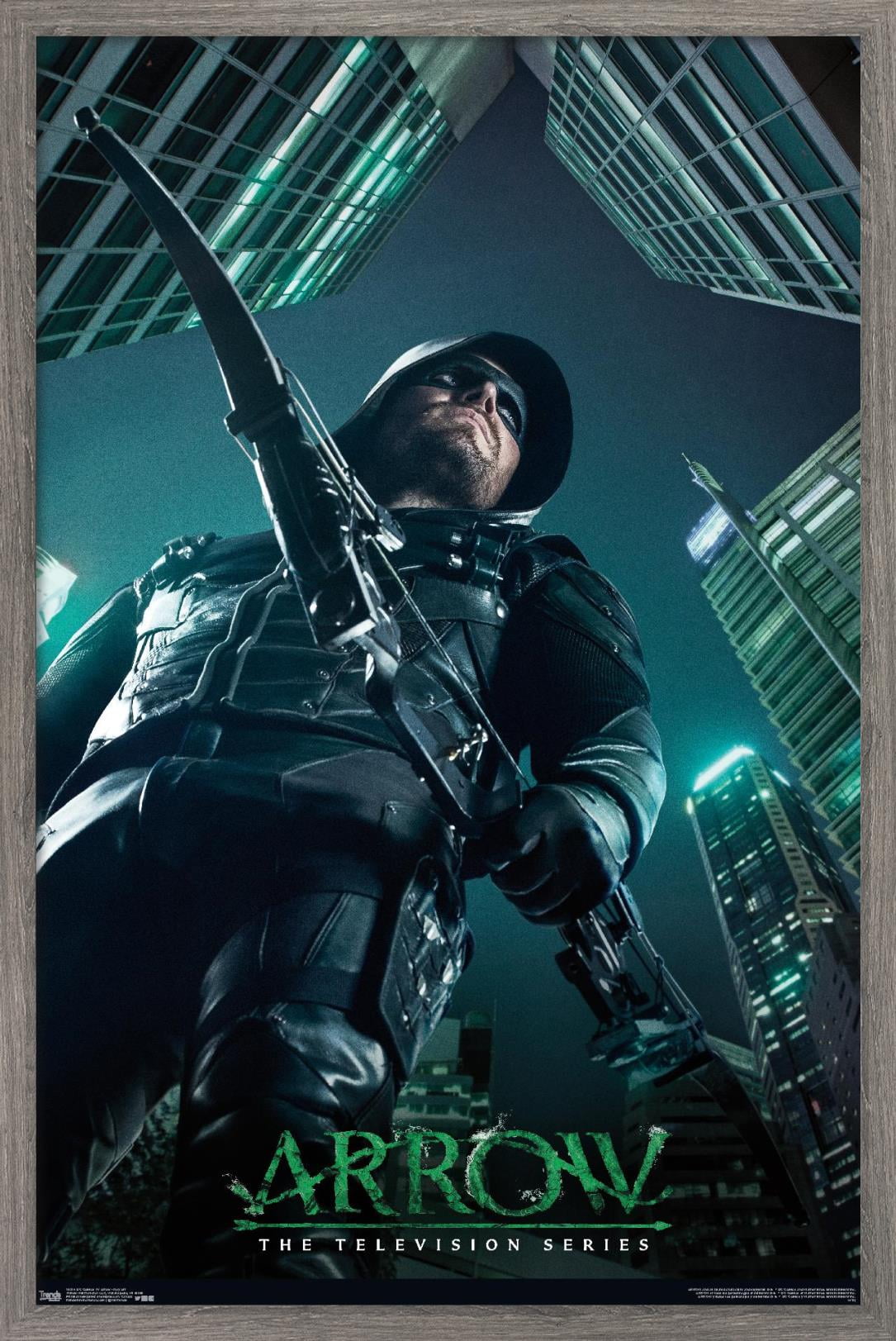 DC Comics TV - Arrow - Key Art Wall Poster, 14.725" x 22.375", Framed