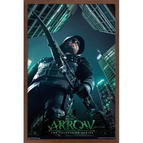 DC Comics TV - Arrow - Key Art Wall Poster, 22.375" x 34", Framed