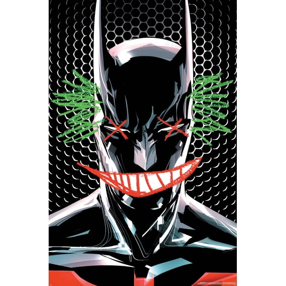 DC Comics TV Batman Beyond - Joker Graffiti Wall Poster, 14.725" x 22.375"