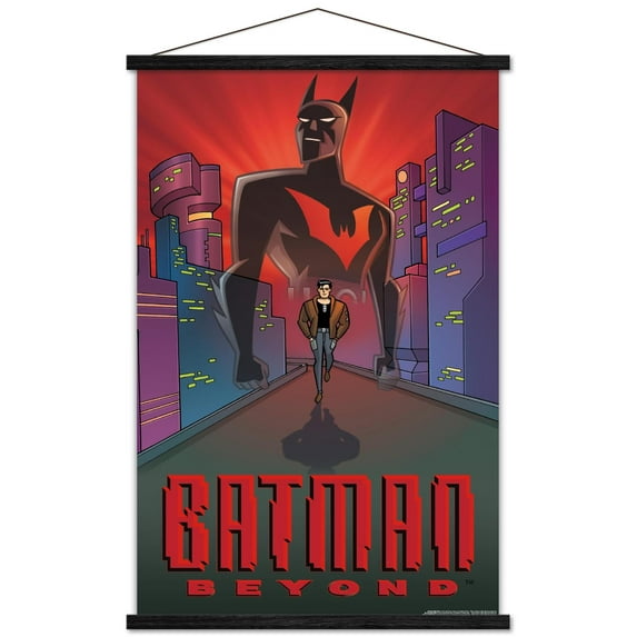 DC Comics TV Batman Beyond - One Sheet Wall Poster with Magnetic Frame, 22.375" x 34"