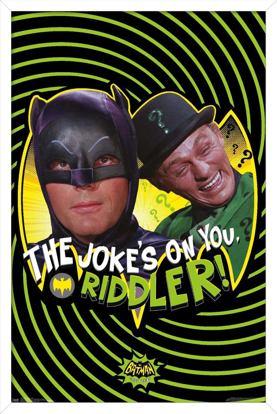 DC Comics TV - Batman TV Series - Joke Wall Poster, 14.725" x 22.375", Framed