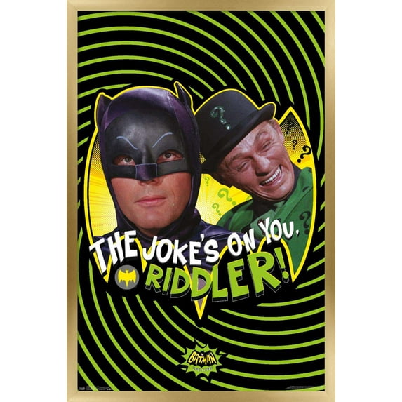 DC Comics TV - Batman TV Series - Joke Wall Poster, 22.375" x 34", Framed