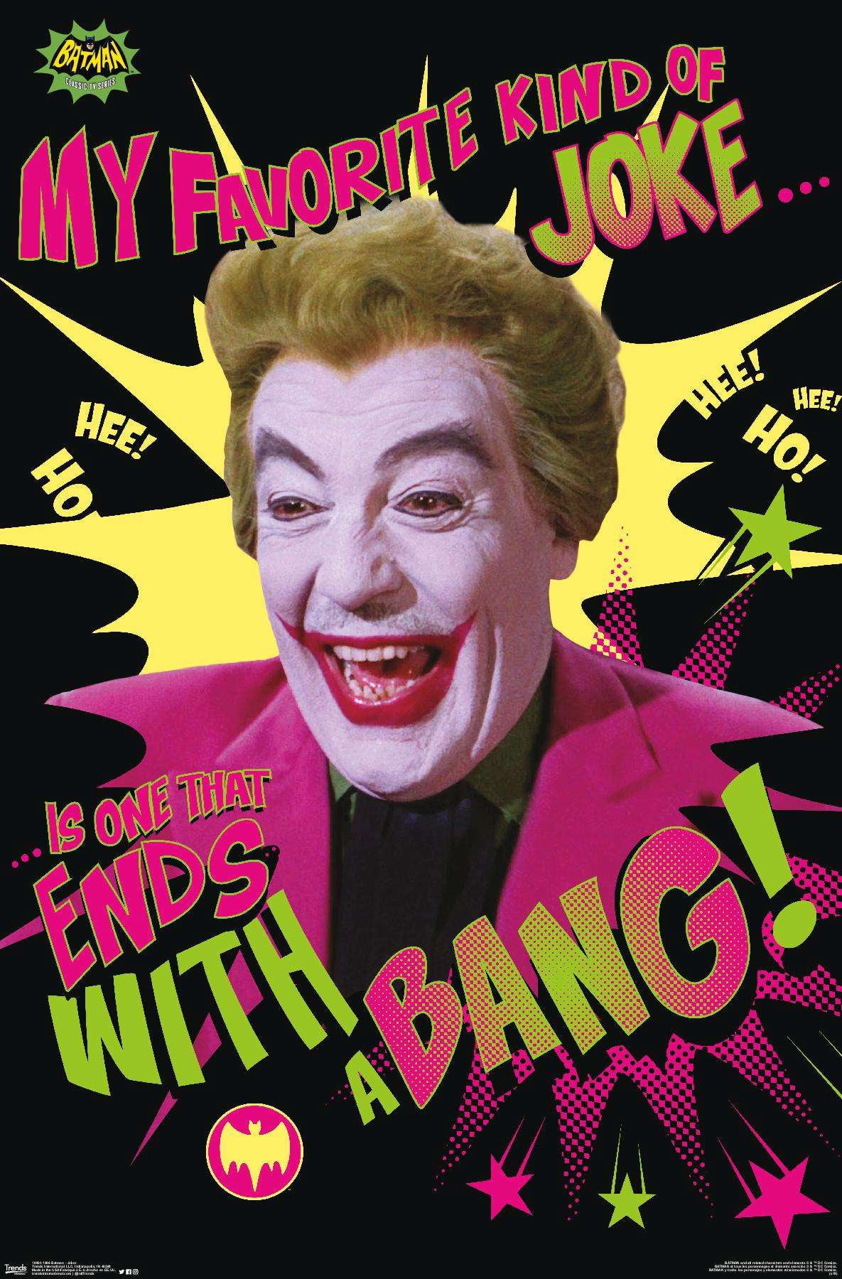 DC Comics TV - Batman TV Series - Joker Wall Poster, 14.725" x 22.375"