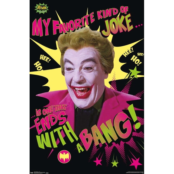 DC Comics TV - Batman TV Series - Joker Wall Poster, 14.725" x 22.375"