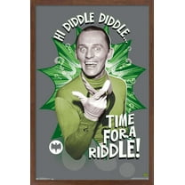 DC Comics TV - Batman TV Series - Riddler Wall Poster, 14.725" x 22.375", Framed
