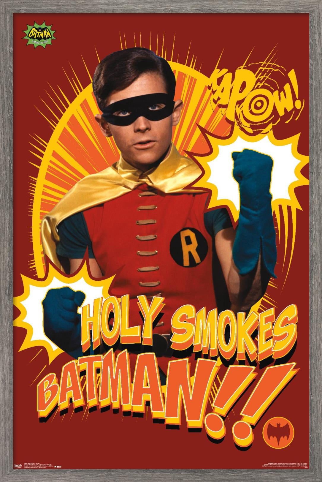 DC Comics TV - Batman TV Series - Robin Wall Poster, 14.725" x 22.375", Framed
