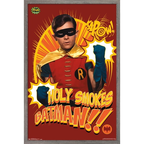 DC Comics TV - Batman TV Series - Robin Wall Poster, 14.725" x 22.375", Framed