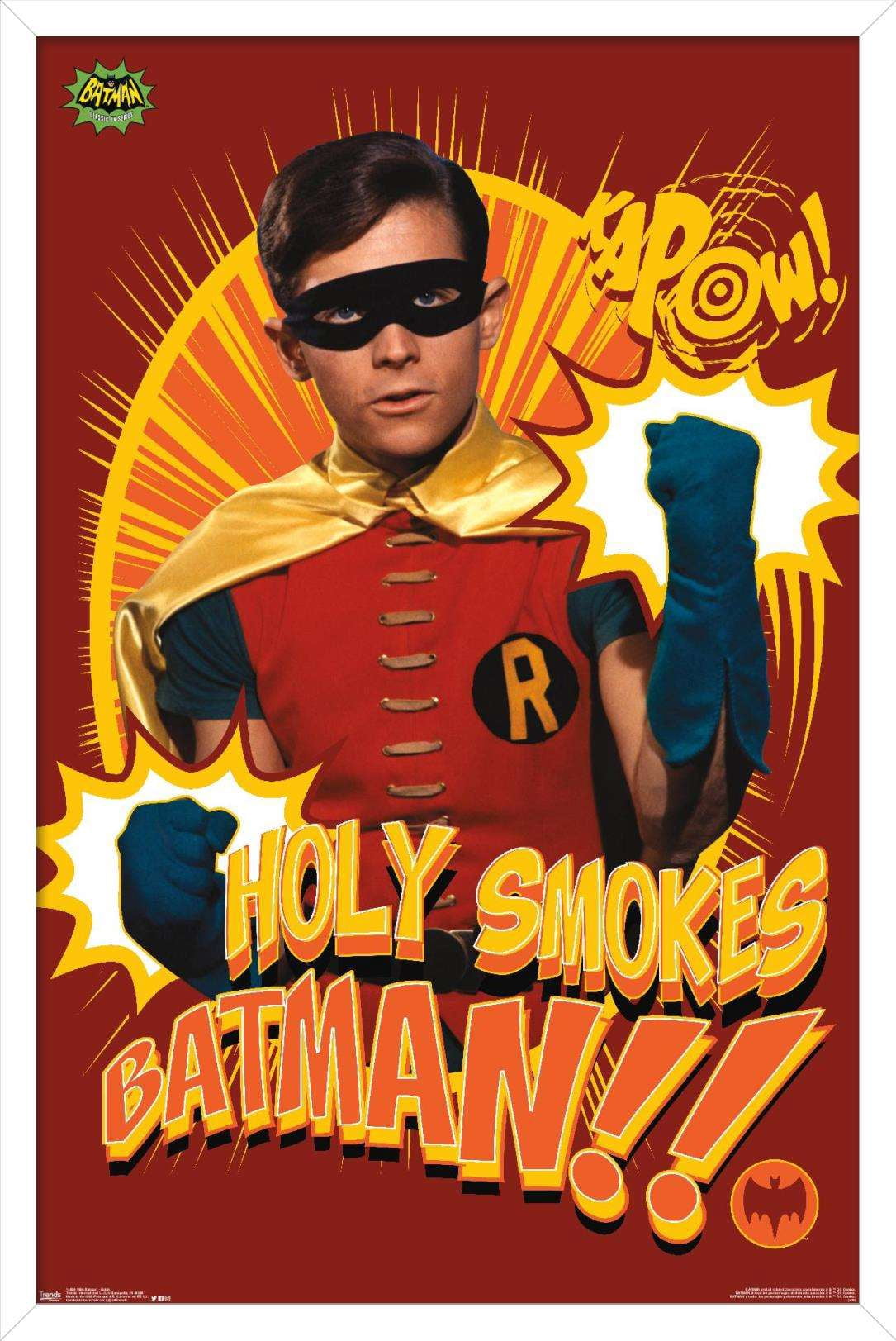 DC Comics TV - Batman TV Series - Robin Wall Poster, 14.725" x 22.375", Framed