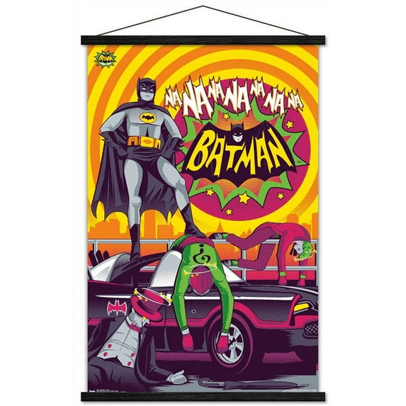 DC Comics TV - Batman TV Series - Victory Wall Poster with Wooden Magnetic Frame, 22.375" x 34"