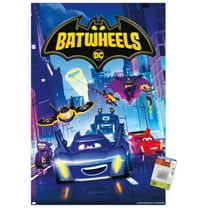 DC Comics TV Batwheels - Key Art Wall Poster with Pushpins, 22.375" x 34"