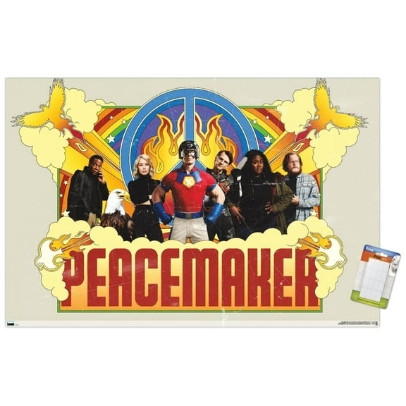 DC Comics TV Peacemaker - Group Wall Poster, 14.725" x 22.375"