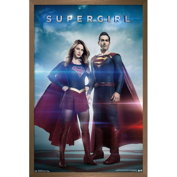 DC Comics TV - Supergirl - Cousins Wall Poster, 14.725" x 22.375", Framed