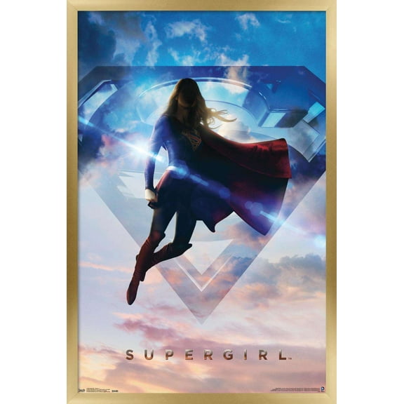 DC Comics TV - Supergirl - Season 1 Wall Poster, 14.725" x 22.375", Framed