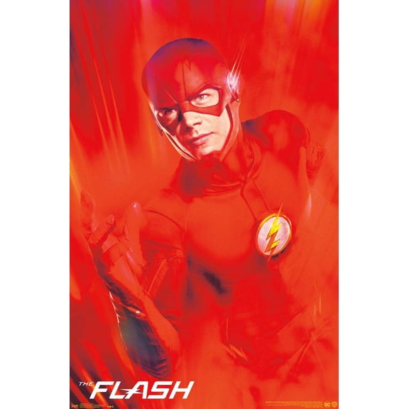 DC Comics TV - The Flash - Key Art Wall Poster, 14.725" x 22.375"