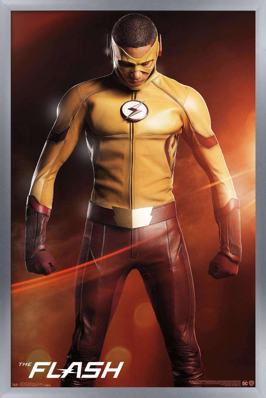 DC Comics TV - The Flash - Kid Flash Wall Poster, 14.725" x 22.375", Framed