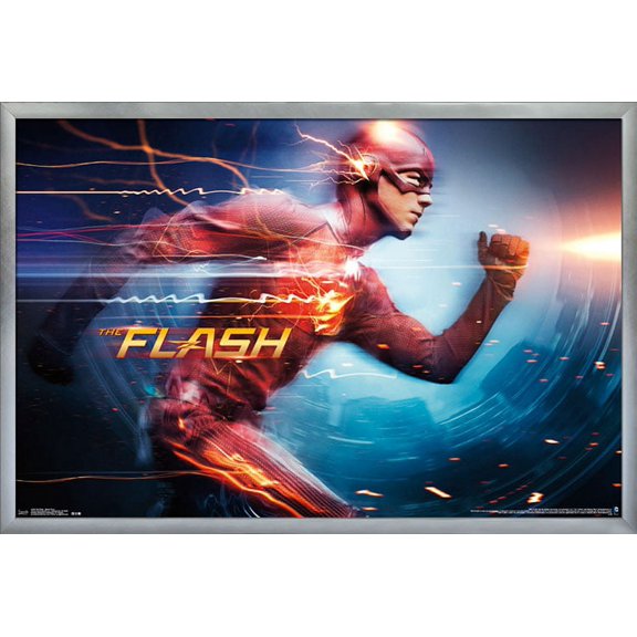 DC Comics TV - The Flash - Speed Force Wall Poster, 22.375" x 34", Framed