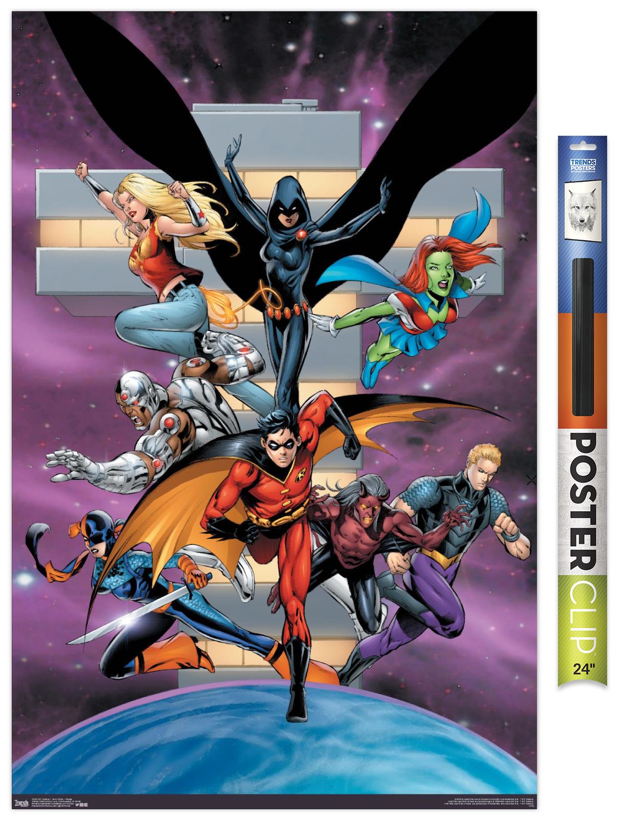 DC Comics - Teen Titans - Group Wall Poster, 22.375" x 34"