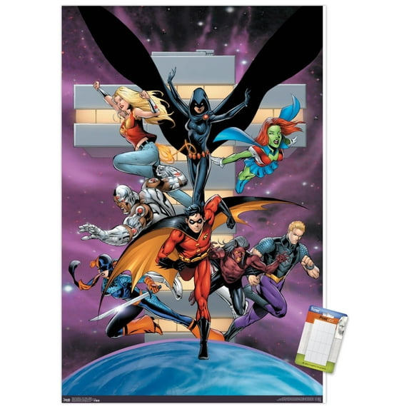 DC Comics - Teen Titans - Group Wall Poster, 22.375" x 34"