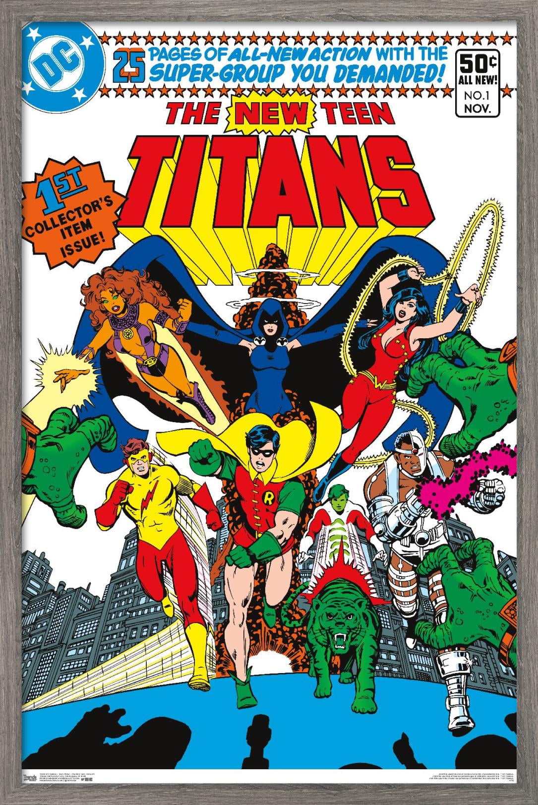 DC Comics - Teen Titans - The New Teen Titans #1 Wall Poster, 14.725" x 22.375", Framed