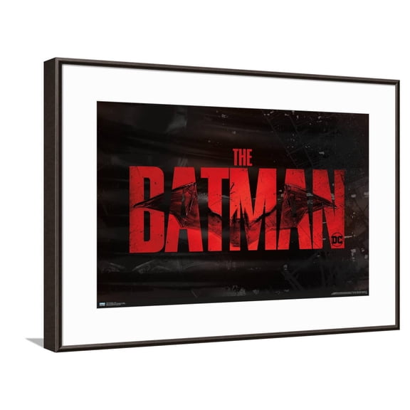 DC Comics The Batman - Logo Canvas Wall Poster, 14.725" x 22.375"