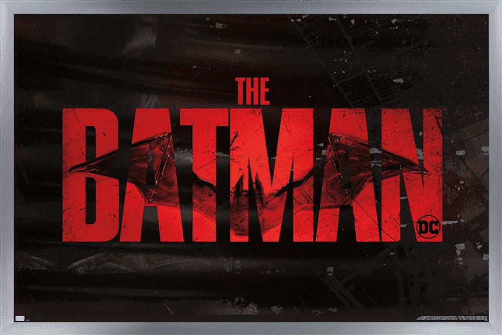 DC Comics The Batman - Logo Wall Poster, 14.725" x 22.375", Framed