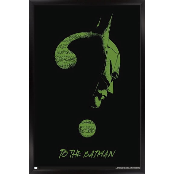 DC Comics The Batman - Riddler Wall Poster, 14.725" x 22.375", Framed