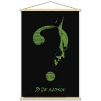 DC Comics The Batman - Riddler Wall Poster with Wooden Magnetic Frame, 22.375" x 34"