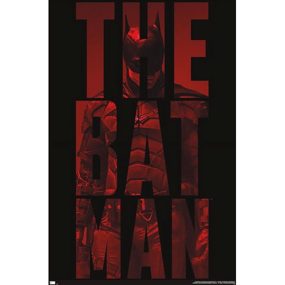 DC Comics The Batman - Text Wall Poster, 14.725" x 22.375"