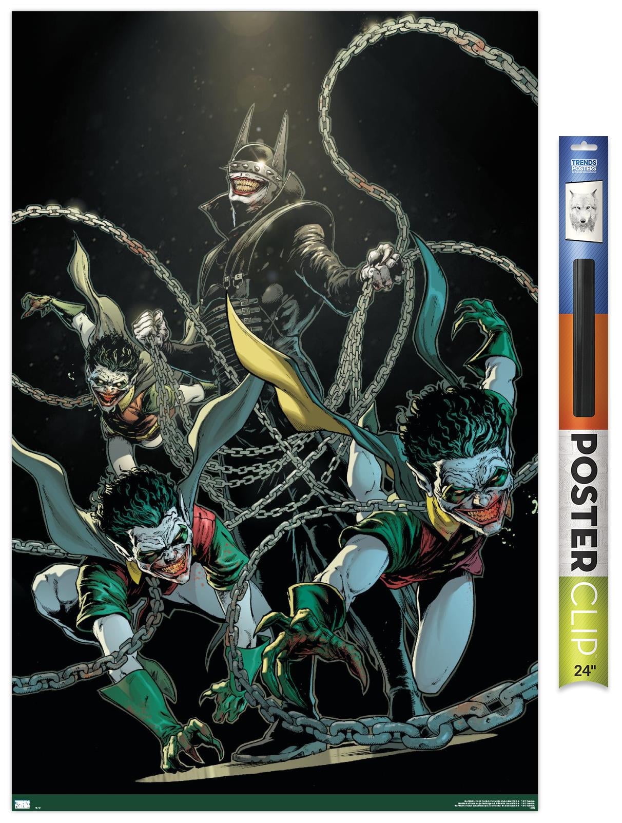 DC Comics The Batman Who Laughs - Chains Wall Poster, 22.375