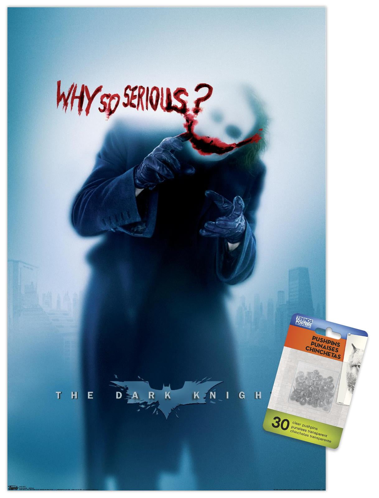 DC Comics - The Dark Knight - The Joker - Why So Serious Wall