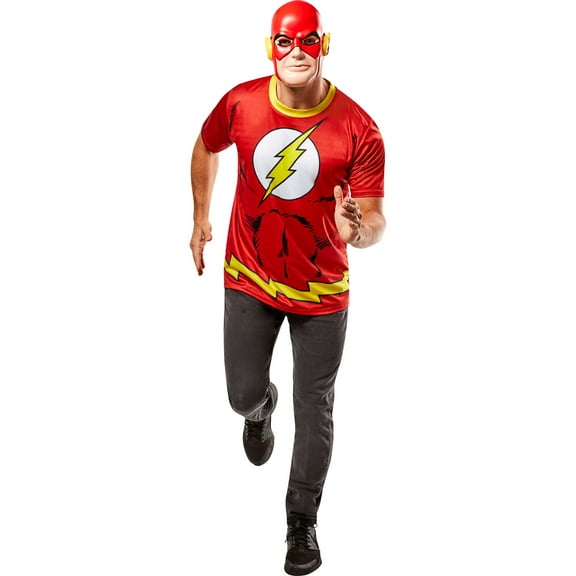 DC Comics The Flash Ben Cooper Costume Set for Adults by Rubies, Men's One Size