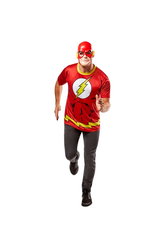 DC Comics The Flash Ben Cooper Costume Set for Adults by Rubies, Men's One Size