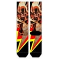 thumbnail image 1 of DC Comics The Flash Bolt Logo Premium Sublimated Men's Crew Socks, 1 of 1