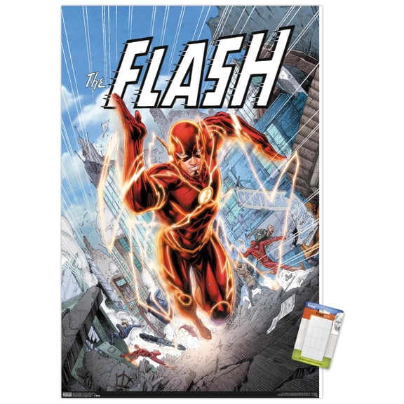 DC Comics - The Flash - Central City Wall Poster, 22.375" x 34"