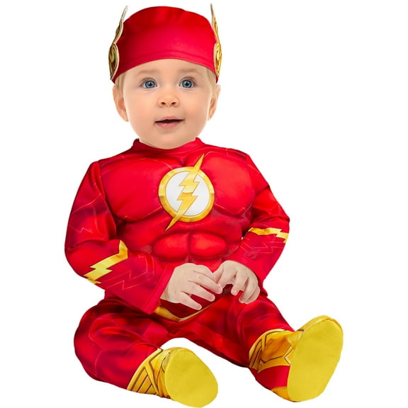 DC Comics The Flash Costume for Babies by Rubies, Boys 12-18 months