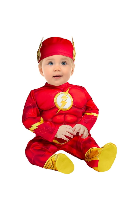 DC Comics The Flash Costume for Babies by Rubies, Boys 12-18 months