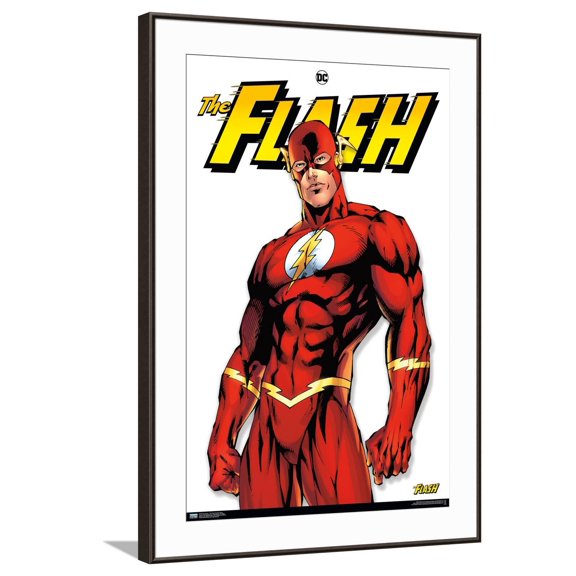 DC Comics The Flash Feature Series Canvas Wall Poster, 22.375" x 34"