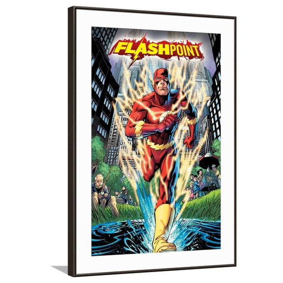 DC Comics The Flash - Flashpoint Canvas Wall Poster, 22.375" x 34"
