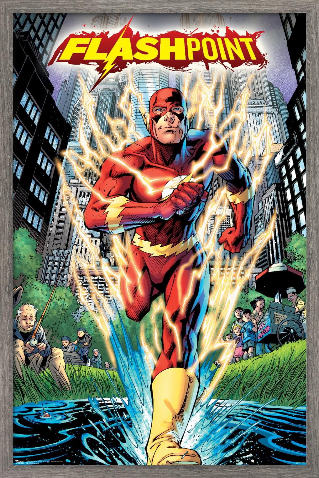 DC Comics - The Flash - Flashpoint Wall Poster, 22.375" x 34", Framed