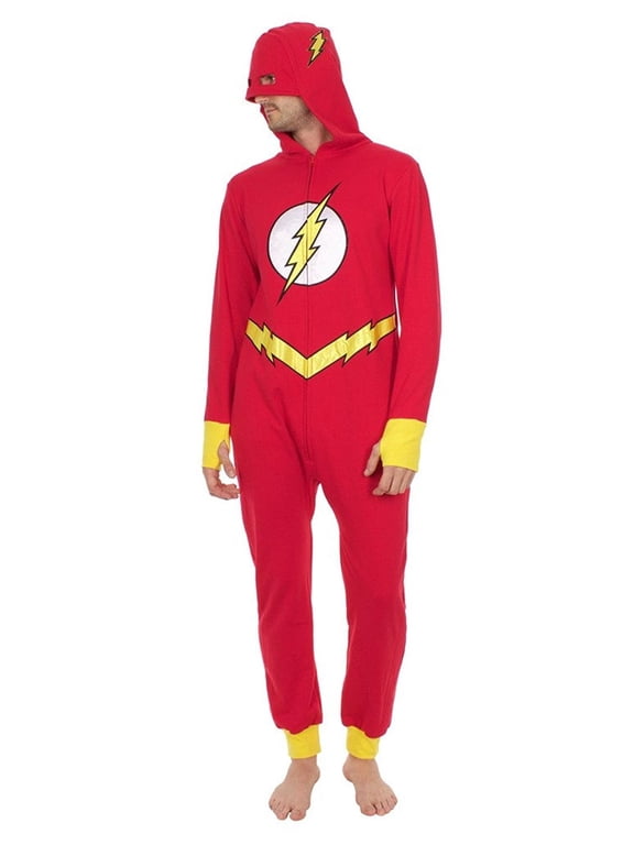 DC Comics by The Flash Hooded One Piece Pajama