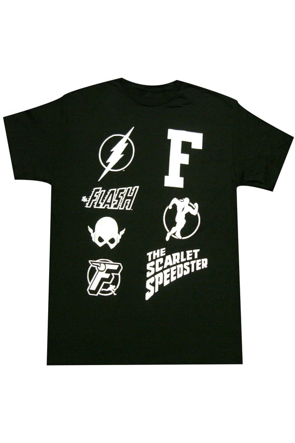 The Flash Icons Adult T-Shirt