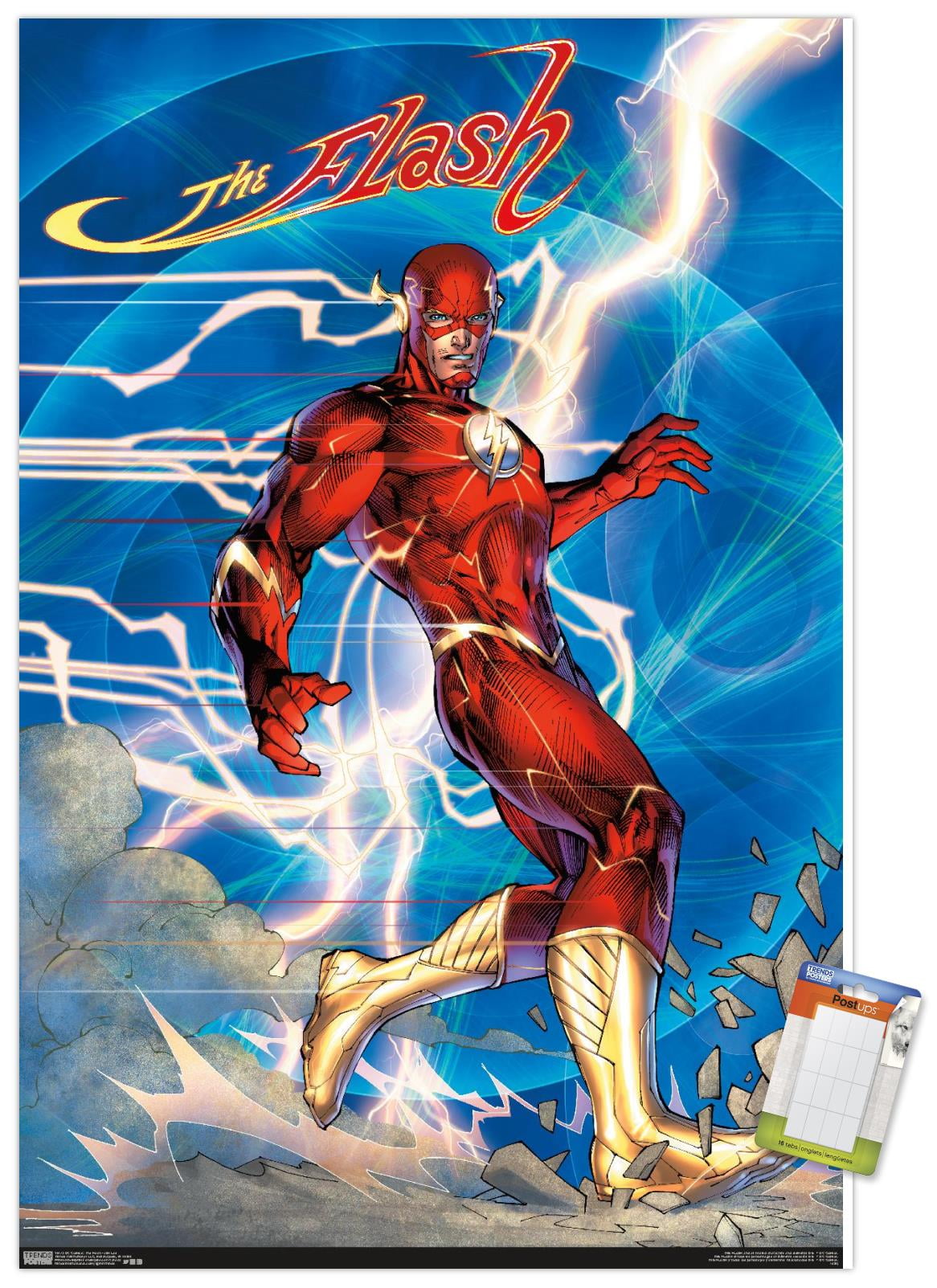 DC Comics - The Flash - Jim Lee Wall Poster, 14.725" x 22.375"