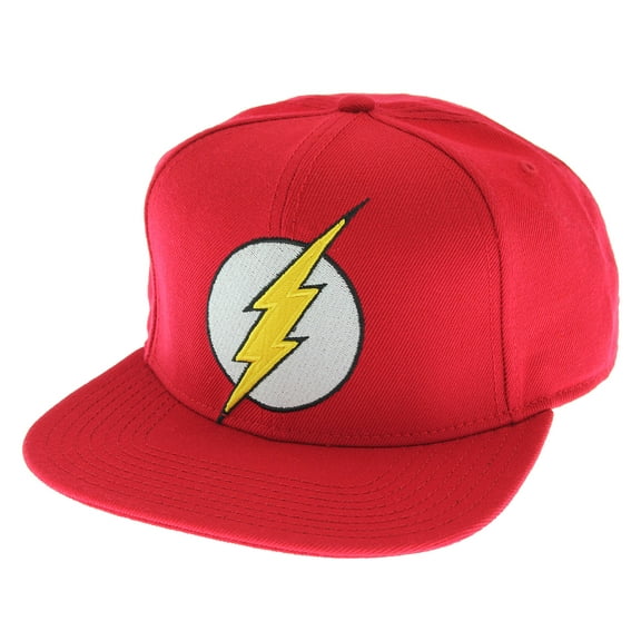 DC Comics The Flash Licensed Embroidered Logo Snapback Cap Hat