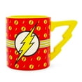 thumbnail image 1 of DC Comics The Flash Logo Ceramic Mug With Lightning Bolt Handle | Holds 20 Ounce, 1 of 8